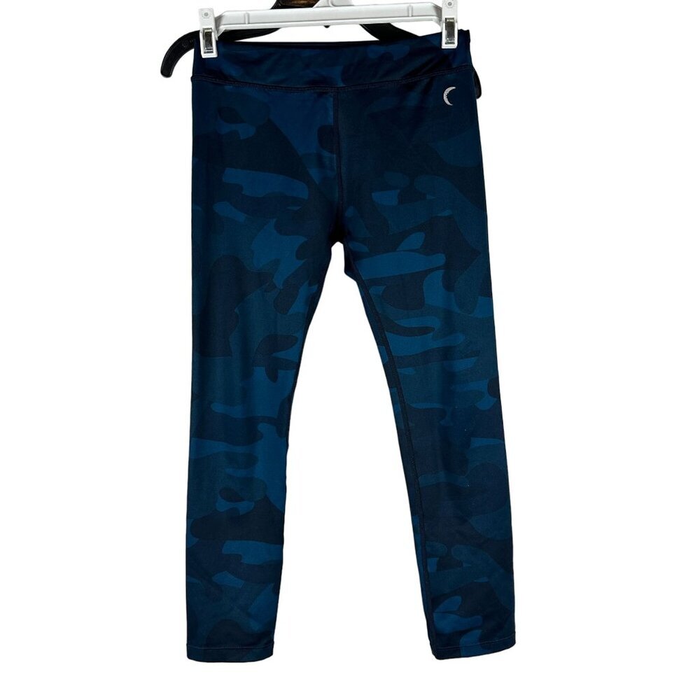 Zyia Active Blue Camo Leggings Women's Size 10N Polyester/Spandex